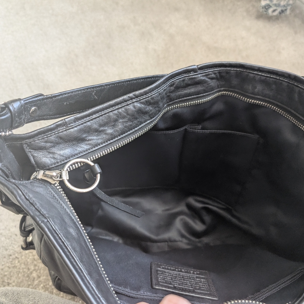 Black Coach Purse - Picture 4 of 4